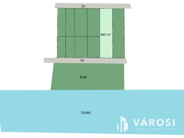 Eladó telek a Kalocsa–Meszesi Dunaparton!