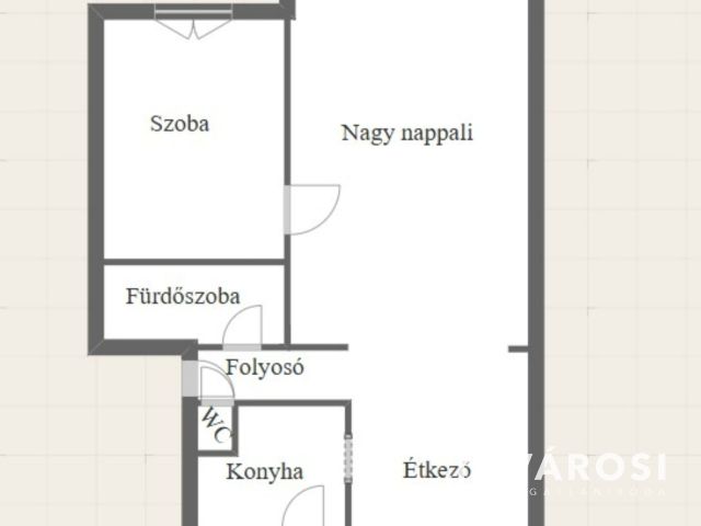Nagyerdei tégla lakás kis kertkapcsolattal eladó