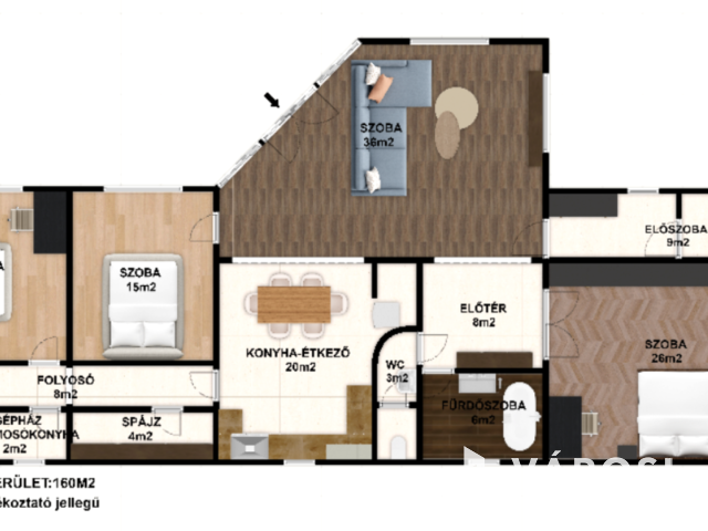 Frekventált helyen otthonos családi ház, wellness kisházzal