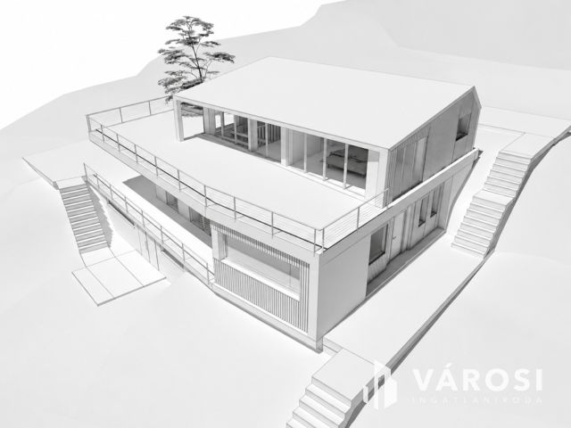 Solymár legszebb panorámája, megkezdett családiház építéssel